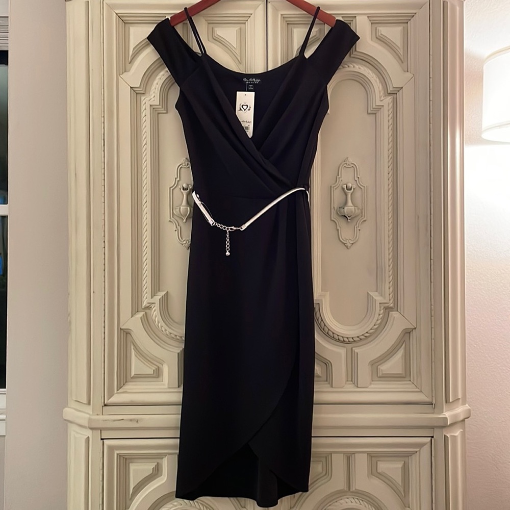 Black cocktail dress